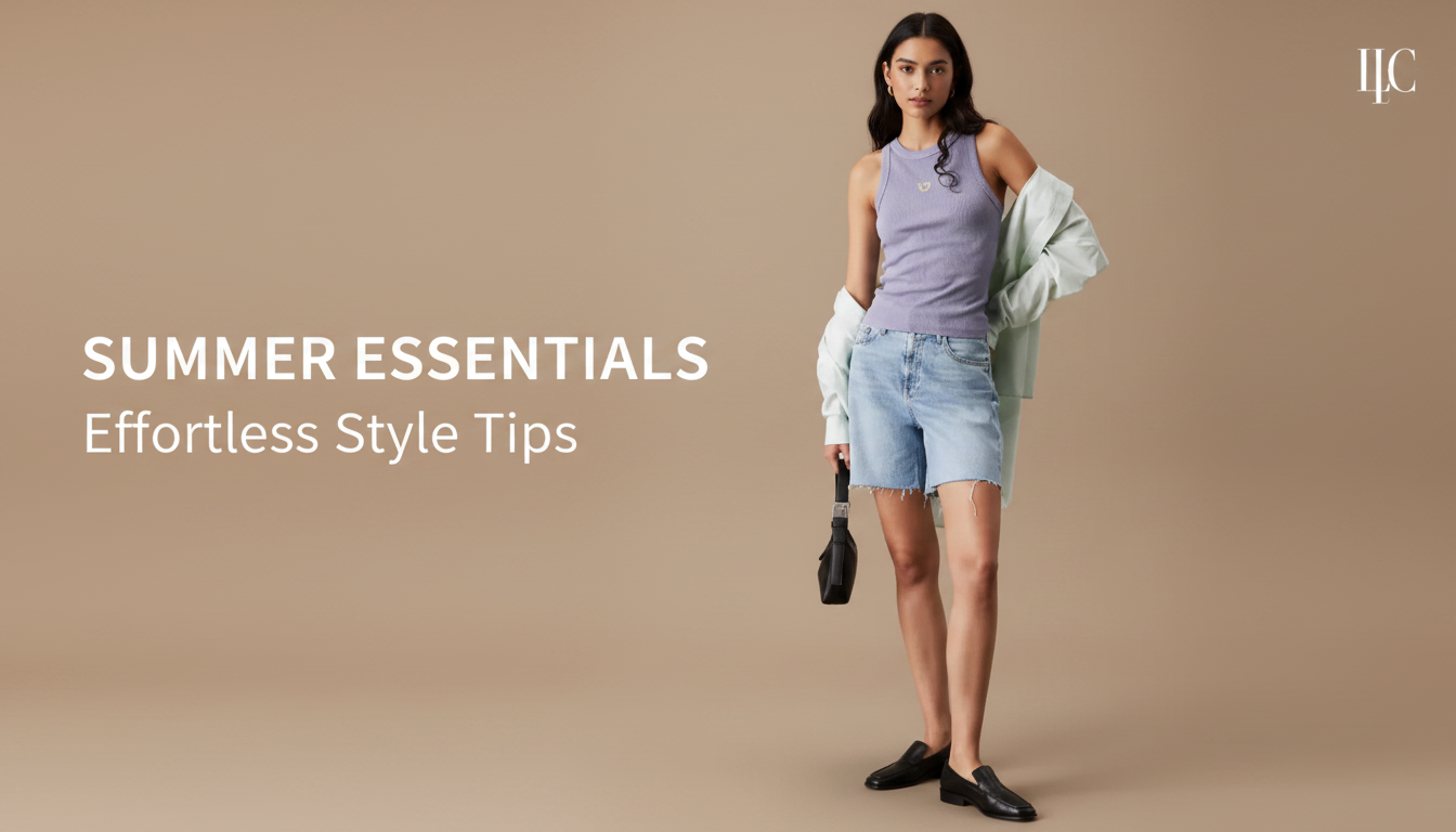 Calvin Klein Light Blue Cotton-Lyocell Shorts: Summer Fit