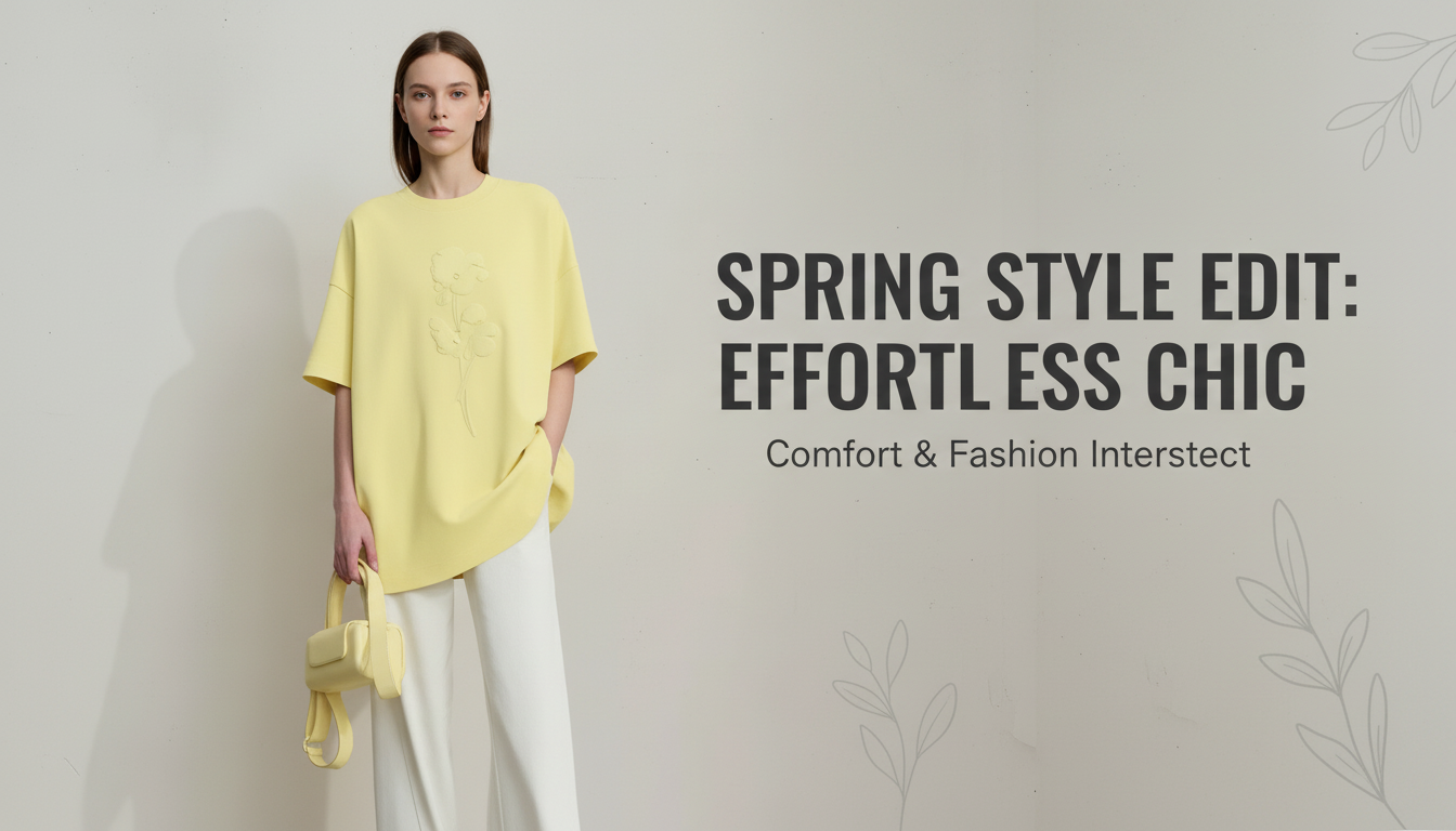 Minimalist Rose Embroidery Tee: Easy Outfit Upgrade