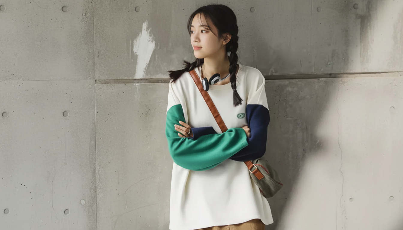 Oversized Crew Neck Sweatshirt for Women: Fit & Styling
