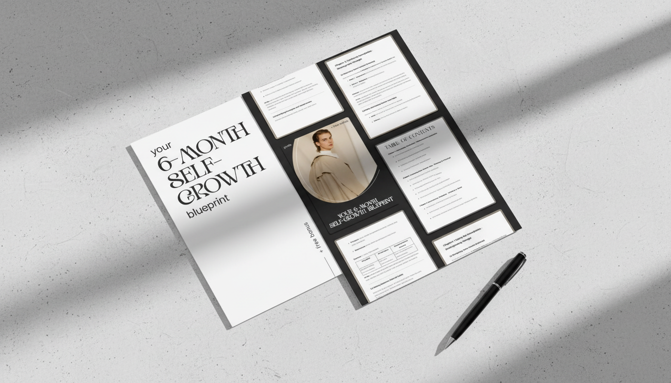 6-Month Self-Growth Plan: Goals, Weekly Actions + AI